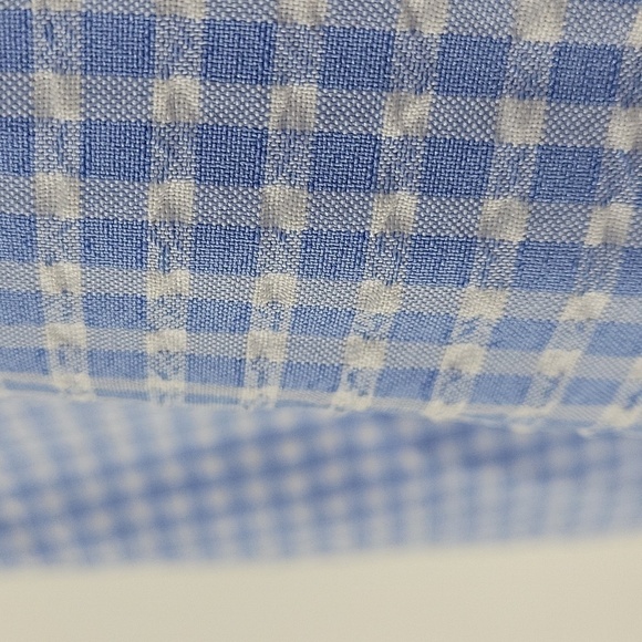 Zara Blogger Favorite Blue Gingham Skort With Pockets Size M - Picture 7 of 10